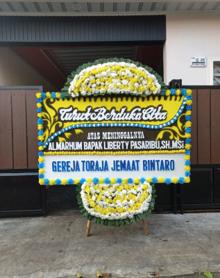 Papan Bunga Duka di Tabukan Selatan Tenggara